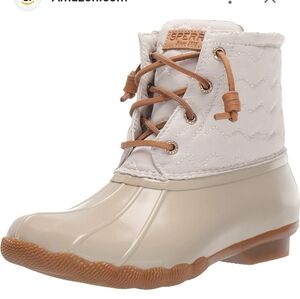 Sperry Women's Saltwater Chevron Duck Boot with Side Zipper